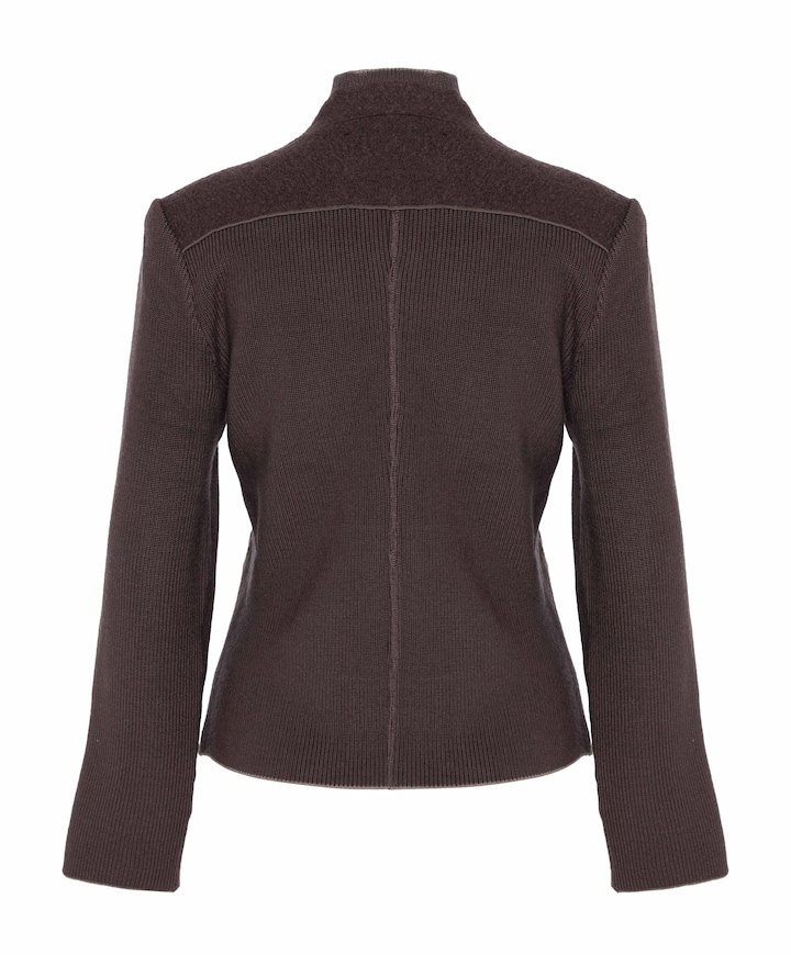 Dames vest bruin