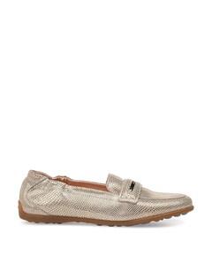 dames loafers goud
