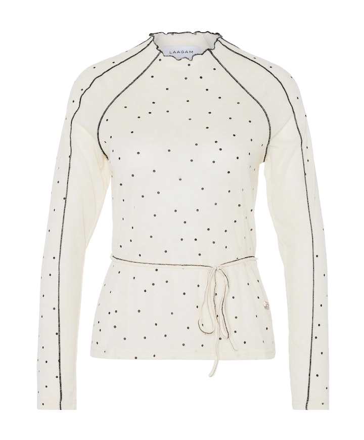 Dames longsleeve ecru