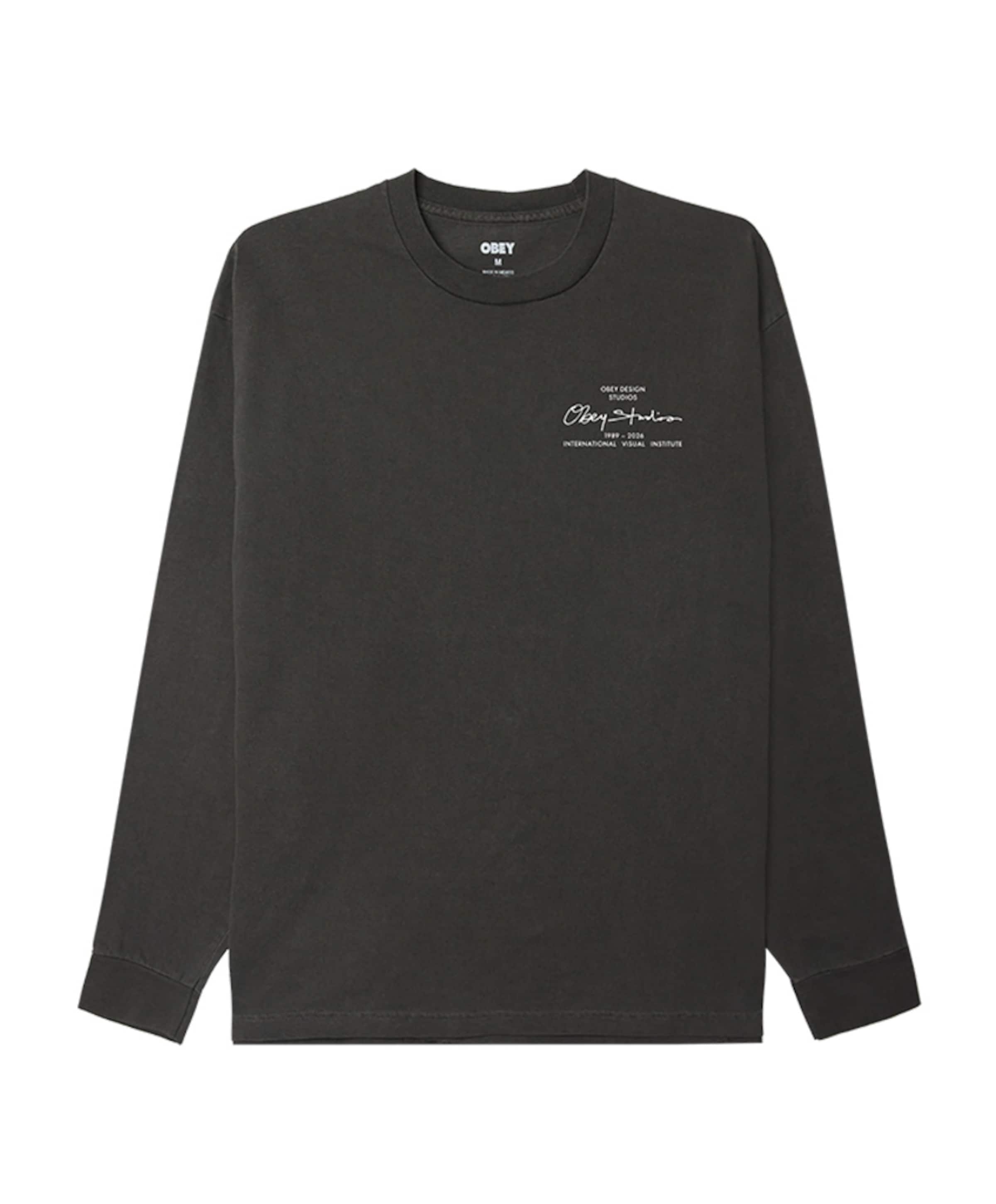 Heren longsleeve zwart