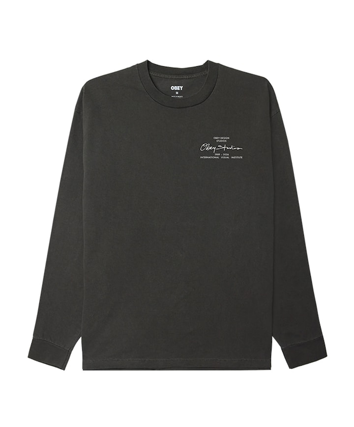 Heren longsleeve zwart