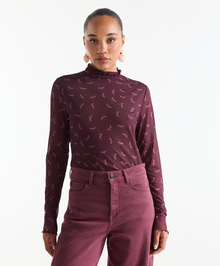 Dames top roze
