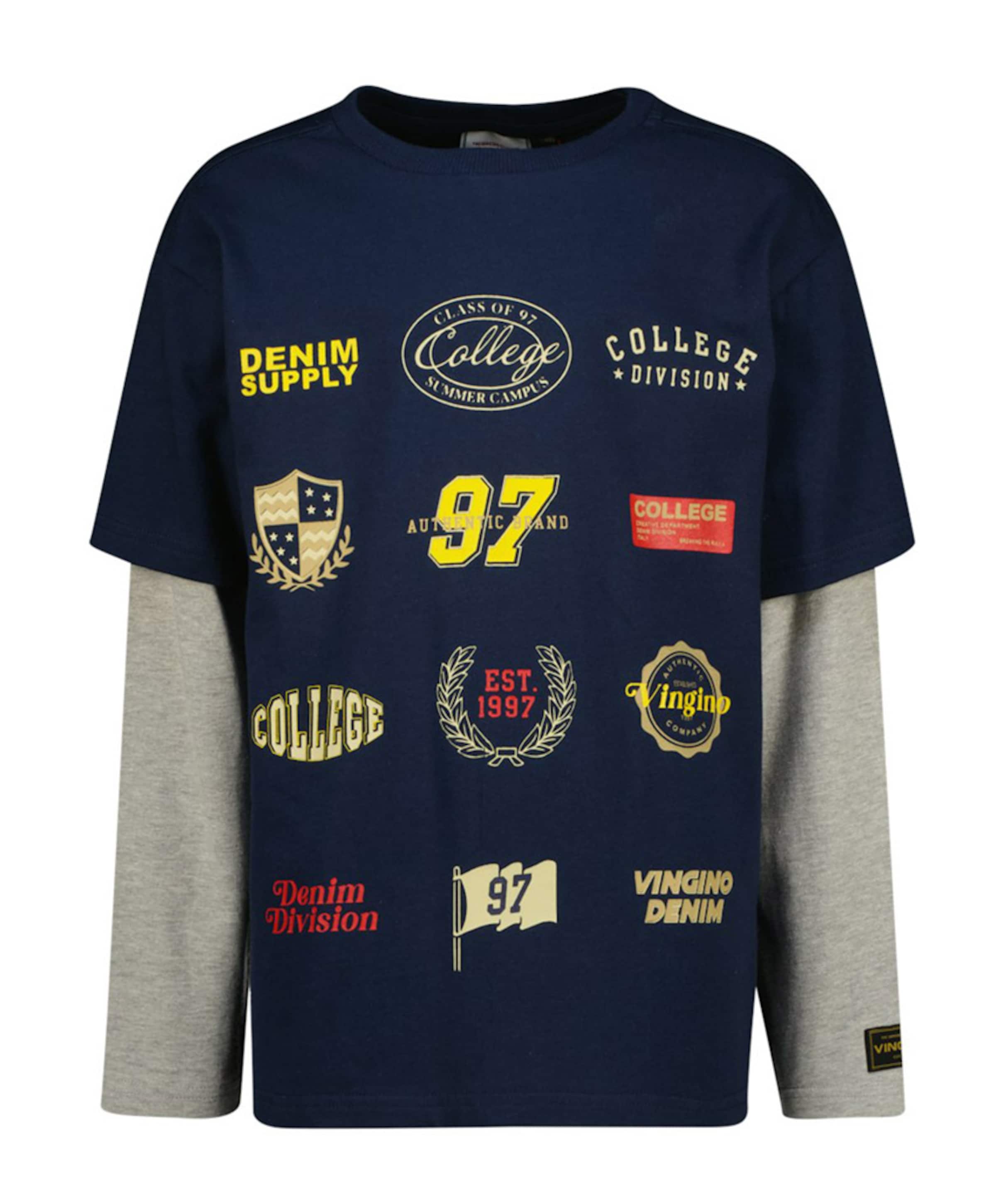 Jongens longsleeve blauw