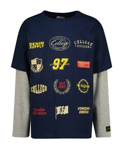 Jongens longsleeve blauw