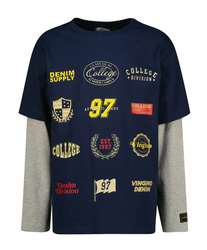 Jongens longsleeve blauw