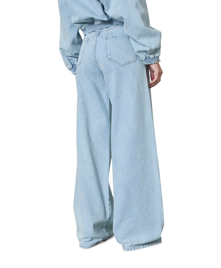 AronaCC Wide LL dames broek blauw