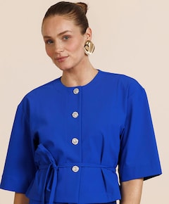 Dames blouse blauw
