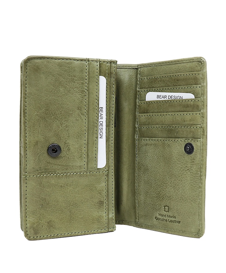 Dames portemonnee groen