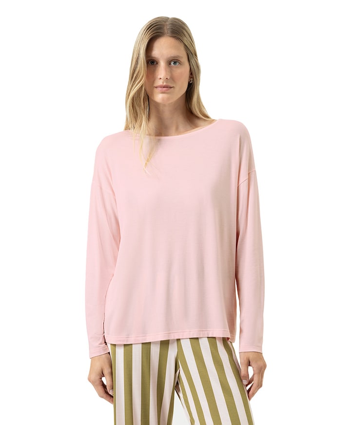 Dames pyjamatop roze