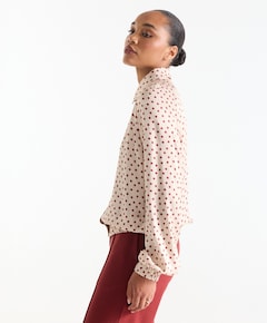Dames blouse beige