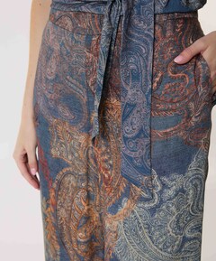 dames broek blauw