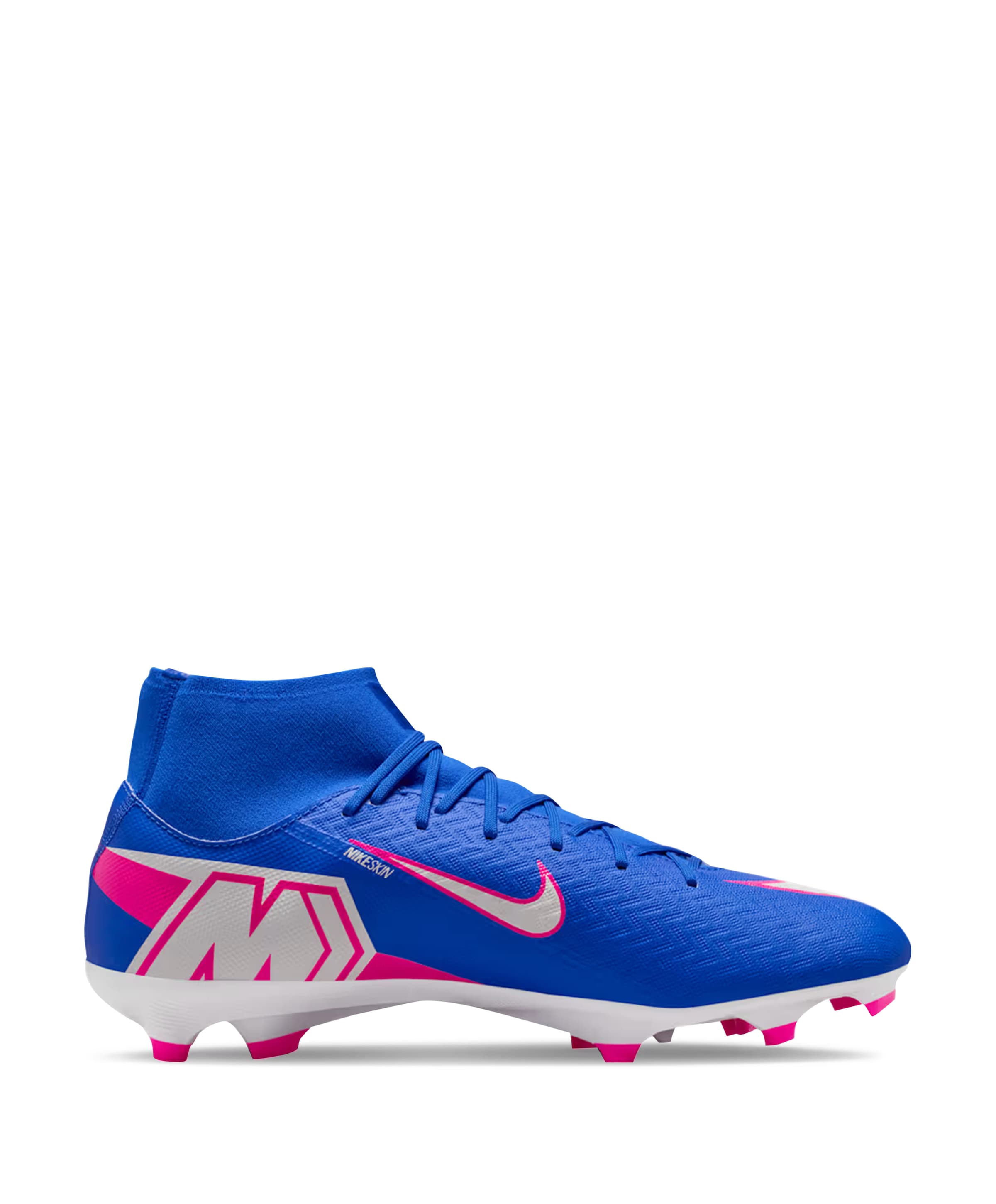 Zm Superfly 10 Acad Fg/mg heren voetbalschoenen blauw