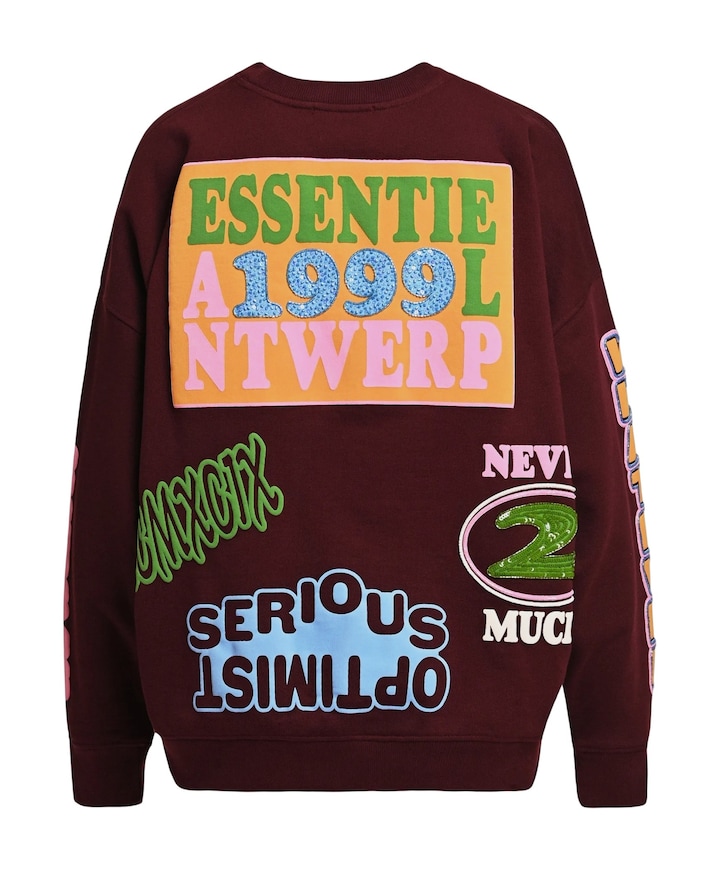Dames sweater bordeaux
