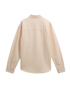 Overhemd lange mouw beige