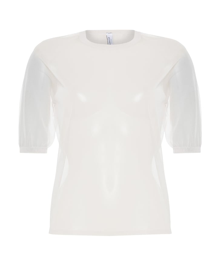 Dames top ecru