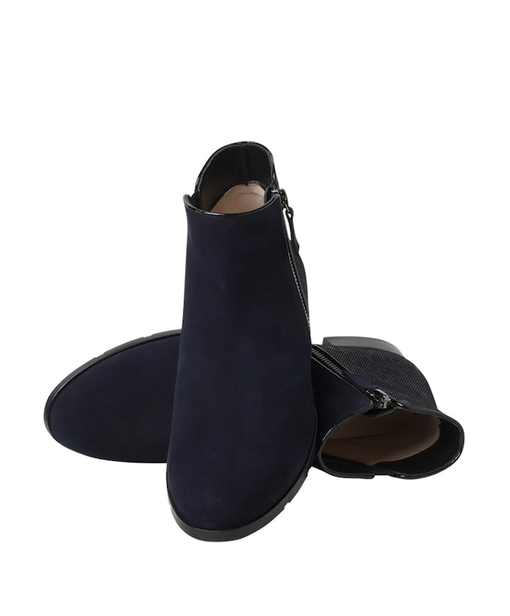 Madeira dames enkellaarzen blauw