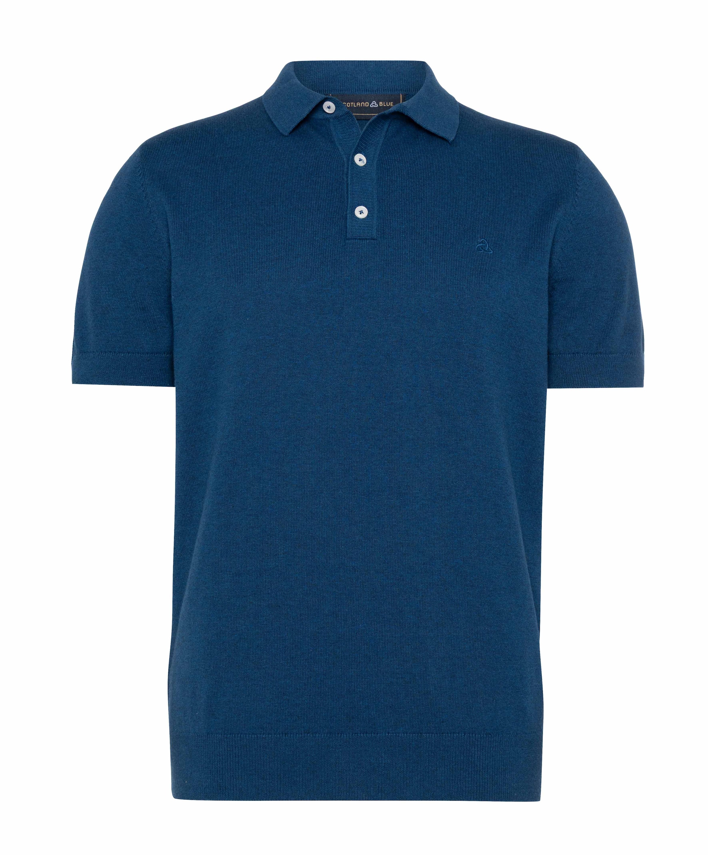 Heren polo blauw