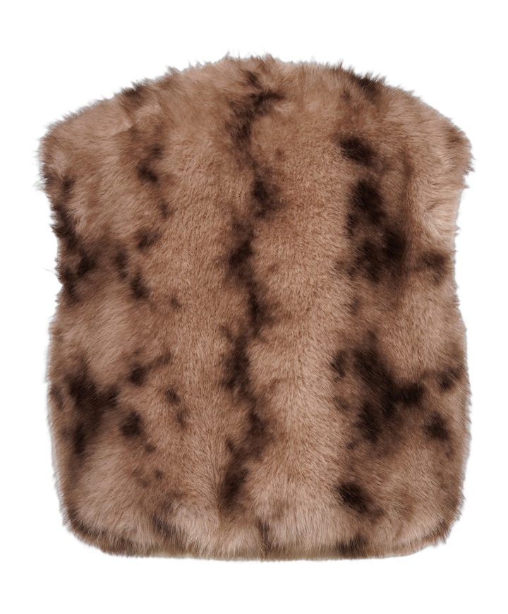 Dames gilet beige