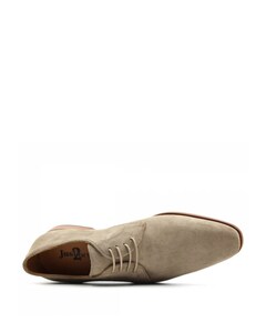Just2ofus heren veterschoenen beige