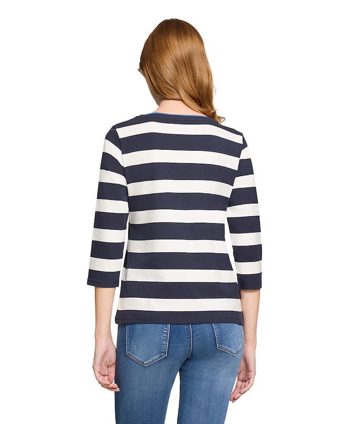 Dames longsleeve blauw