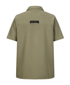 Jongens overhemd korte mouw groen