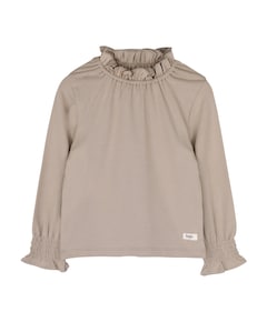Meisjes longsleeve beige