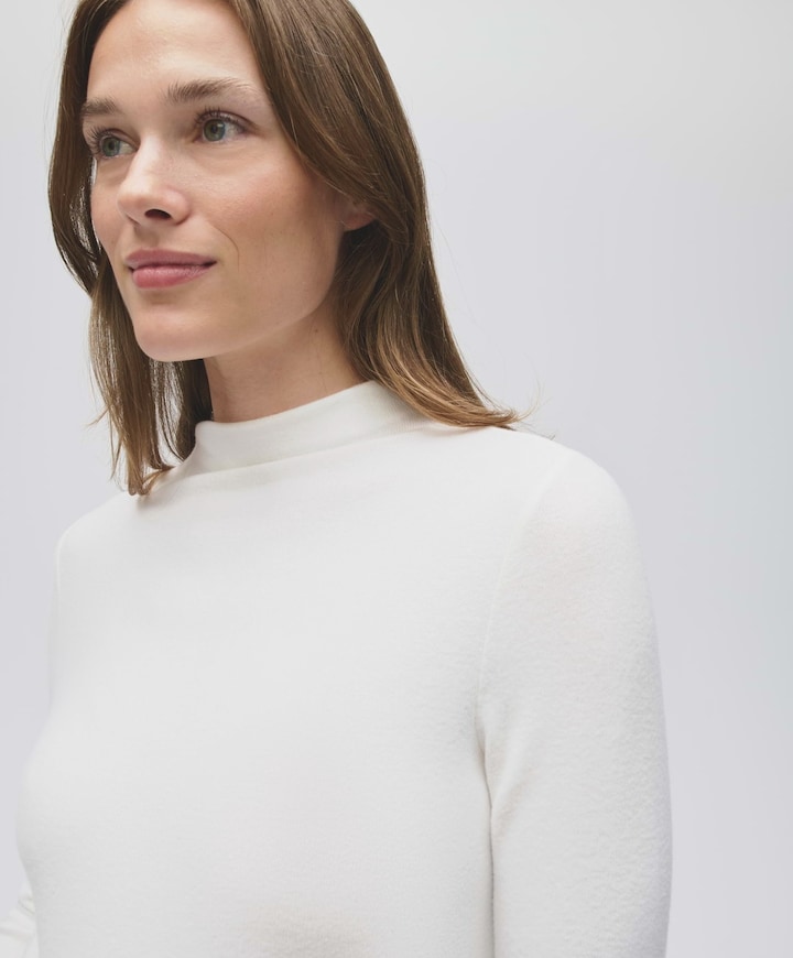 Dames top ecru