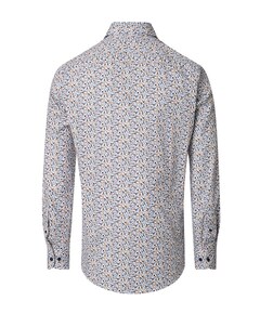 Heren overhemd lange mouw ecru