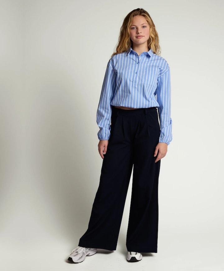 meisjes pantalon blauw