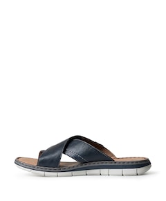 heren slippers blauw