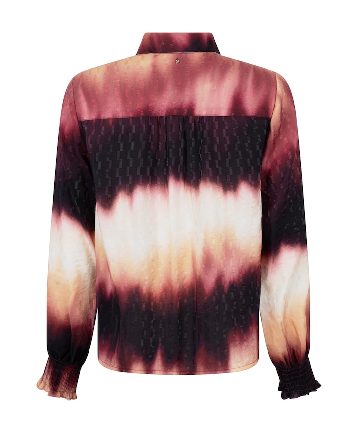 Dames blouse bordeaux