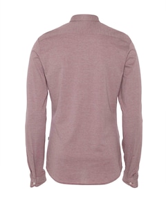 Heren overhemd lange mouw rood
