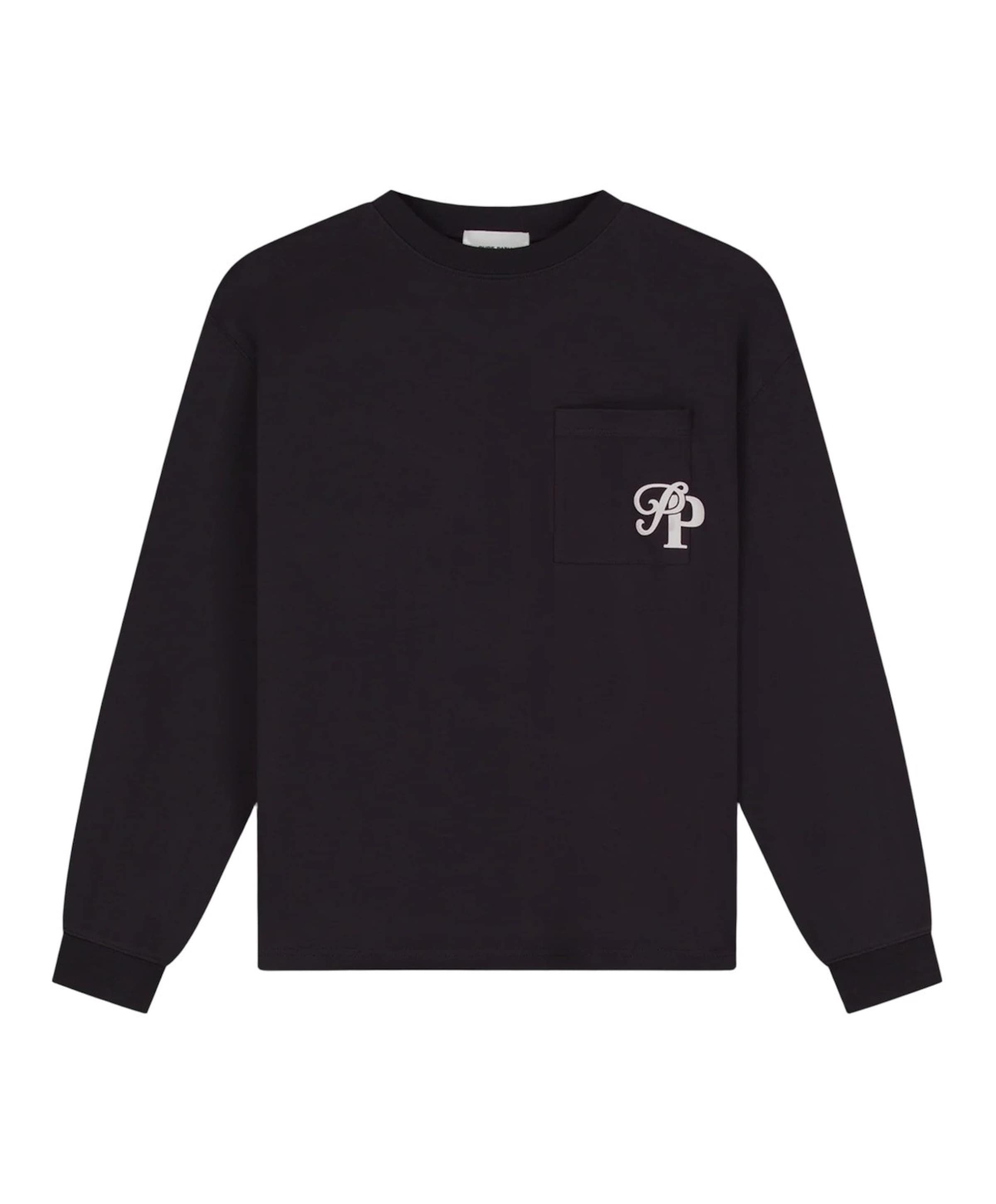 Heren longsleeve bruin