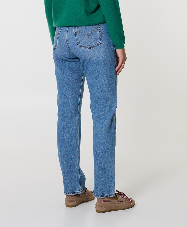 501 Curve dames jeans blauw