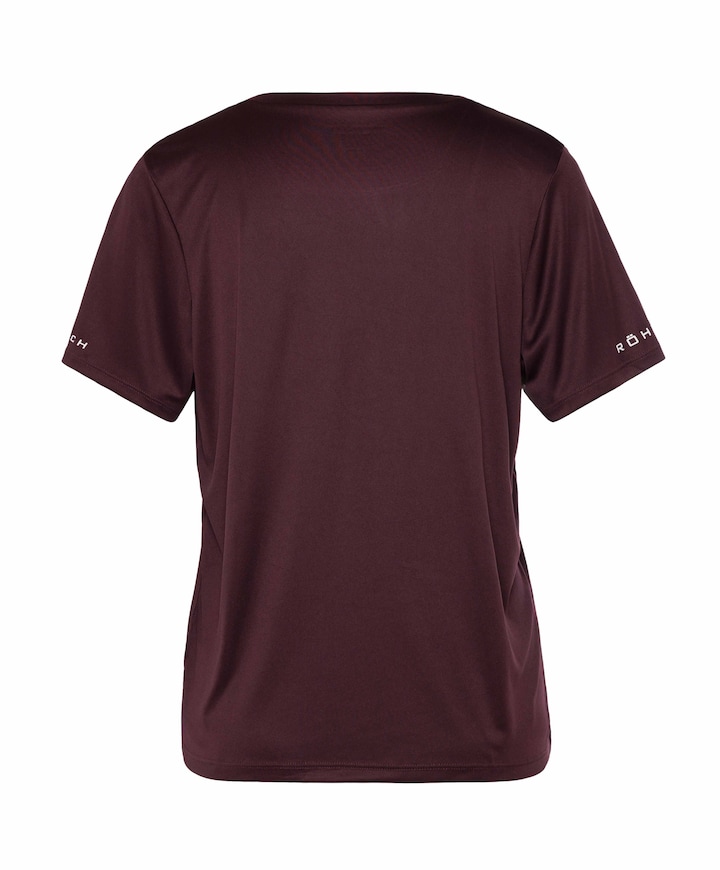 Dames t-shirt bordeaux