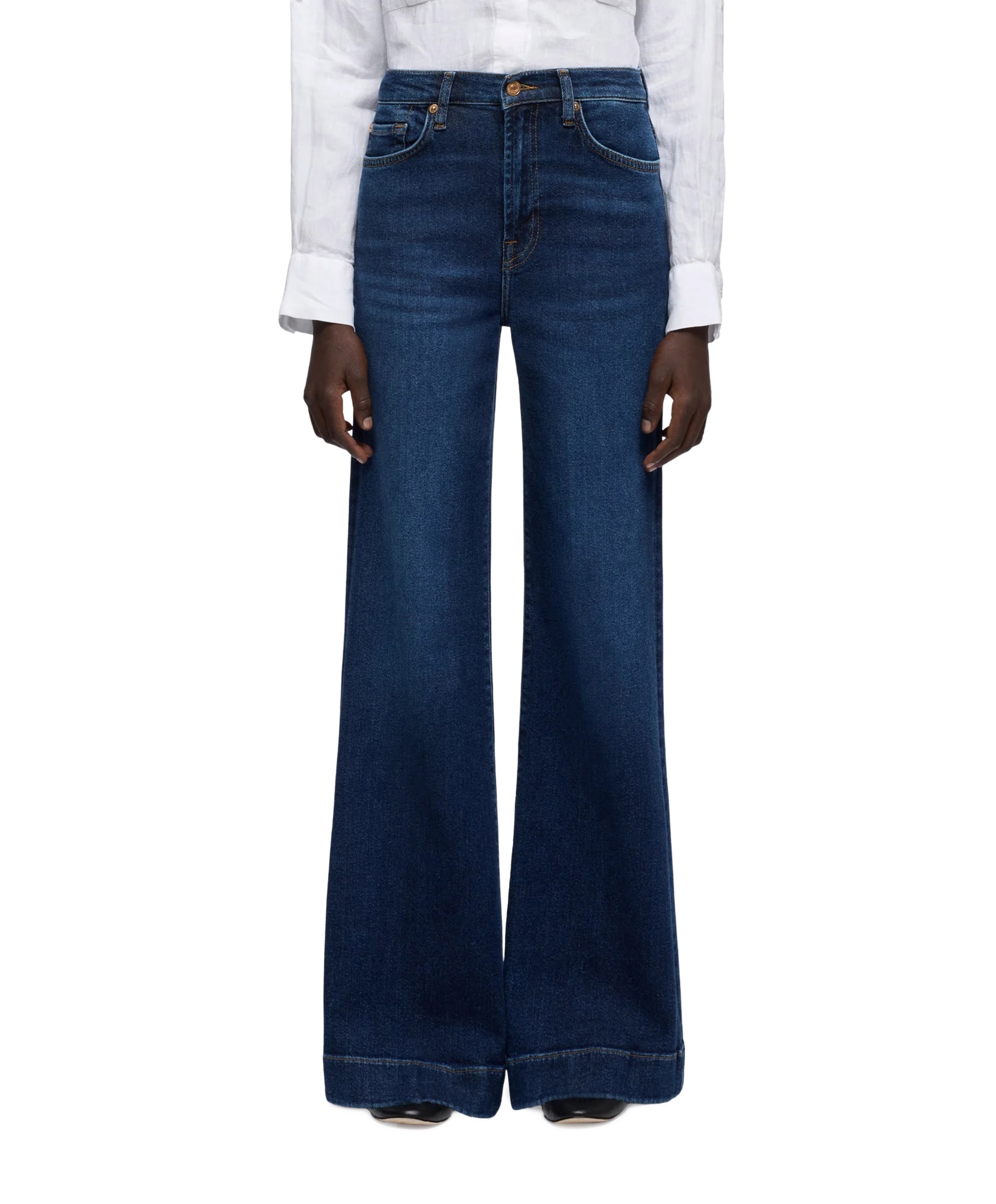 Modern Dojo dames jeans blauw