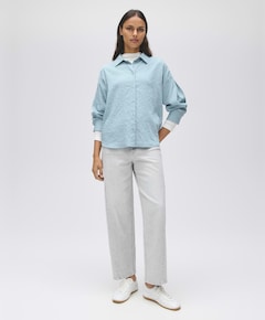 Dames blouse blauw