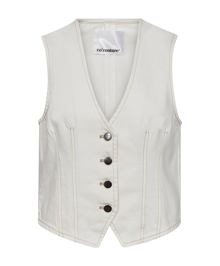 Dames gilet ecru