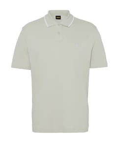 Heren polo beige