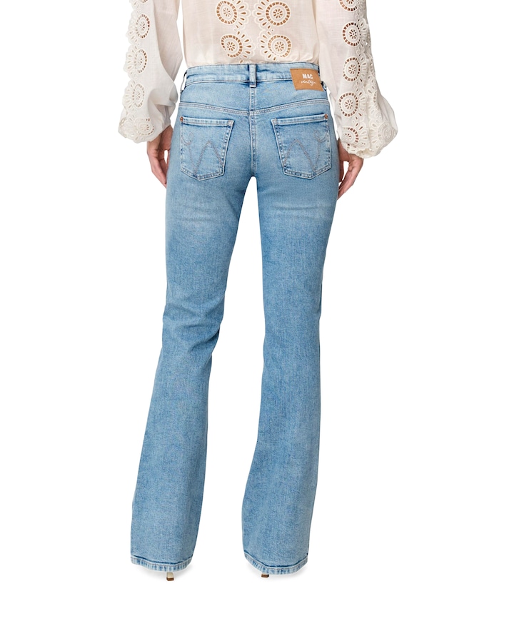 DETROIT dames jeans blauw