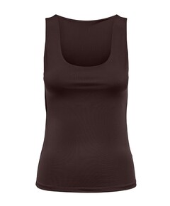 Dames top bruin