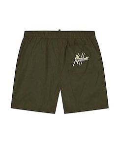 Split swim shorts heren zwembroek groen