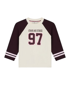 Meisjes longsleeve bordeaux