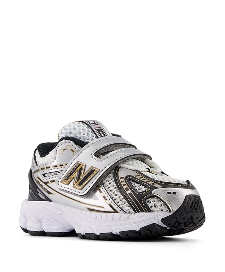 1906 hook & loop uniseks sneakers  zilver