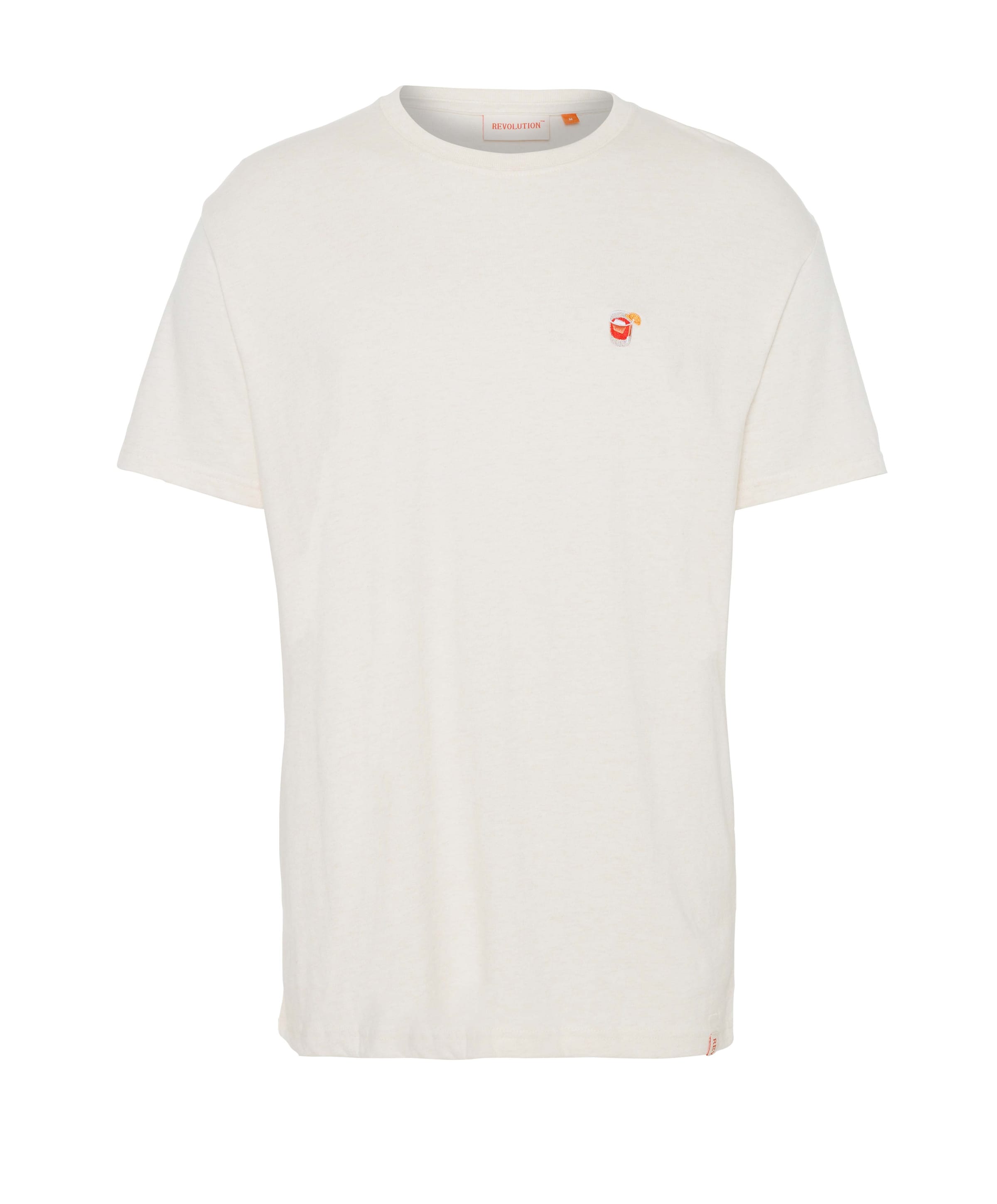 Heren T-shirt ecru
