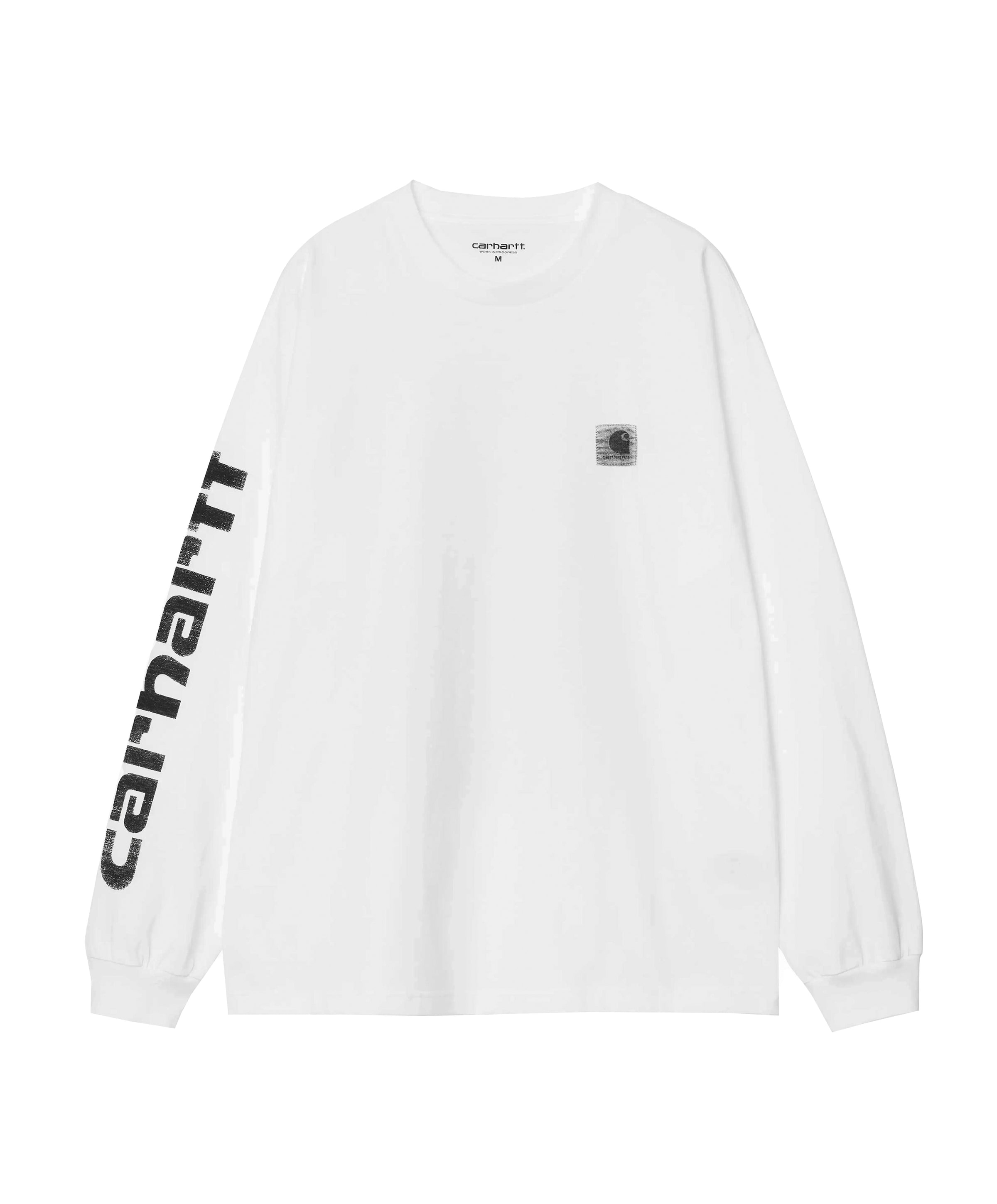 Heren longsleeve wit