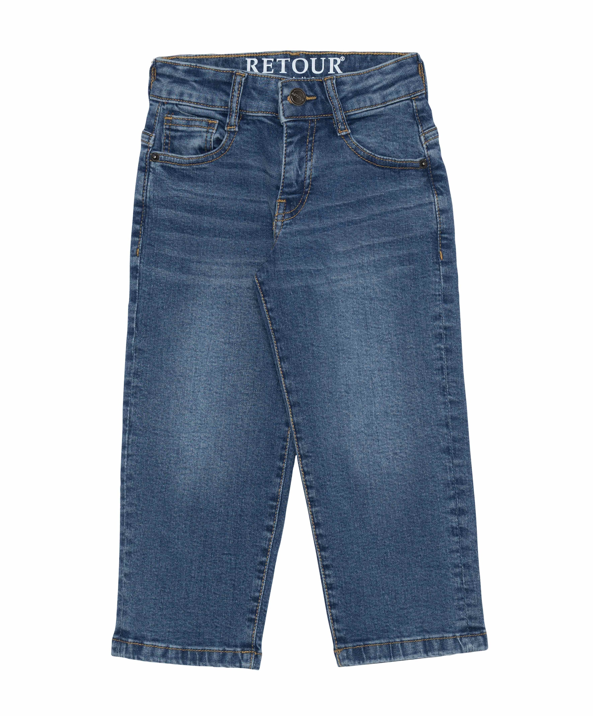 Oversized fit jongens jeans blauw