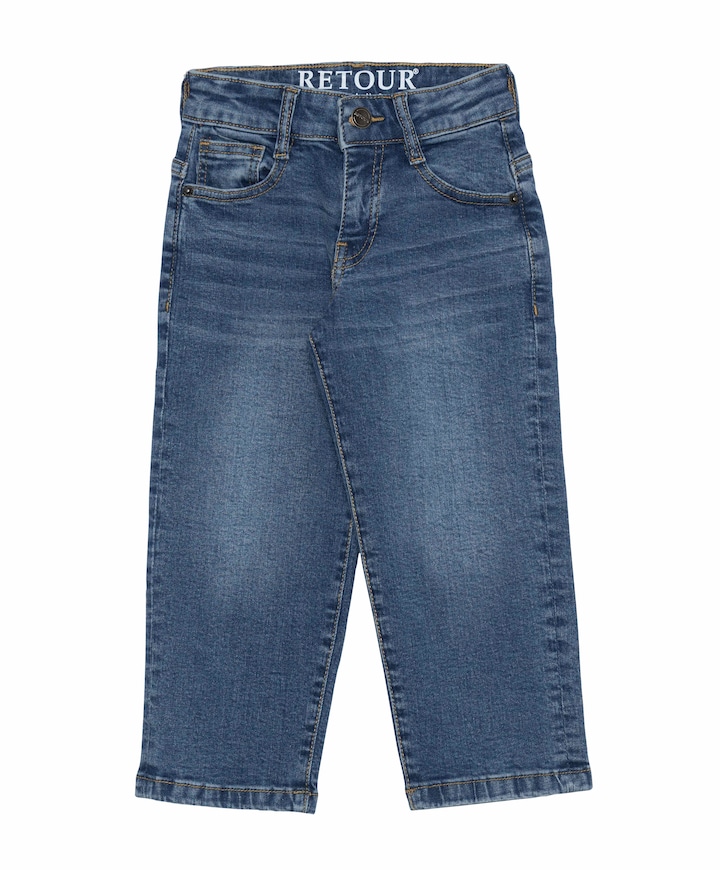 Oversized fit jongens jeans blauw