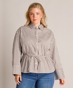 Dames blouse bruin