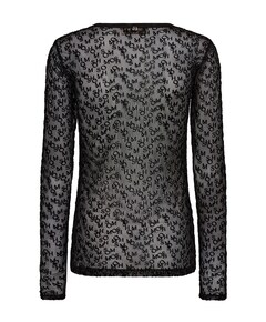 Dames longsleeve zwart